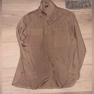 Shein button-up blouse